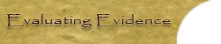 Evaluating Evidence